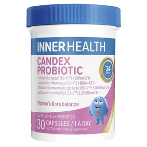 (PRE ORDER) Inner Health Candex Probiotic 30 Capsules shelf life 2yrs